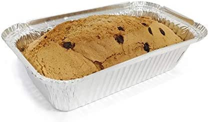 SINTOP Aluminum Bread Pans Disposable  8x4 Loaf Pans with Lids  50 Pack  Dessert Boxes - Perfect for Baking  Storing  Takeout