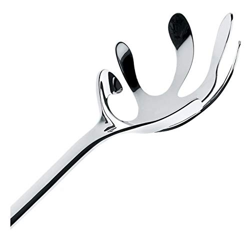 Alessi | Mediterraneo - Design Spaghetti Serving Spoon, Stainless Steel, Mirror Polished
