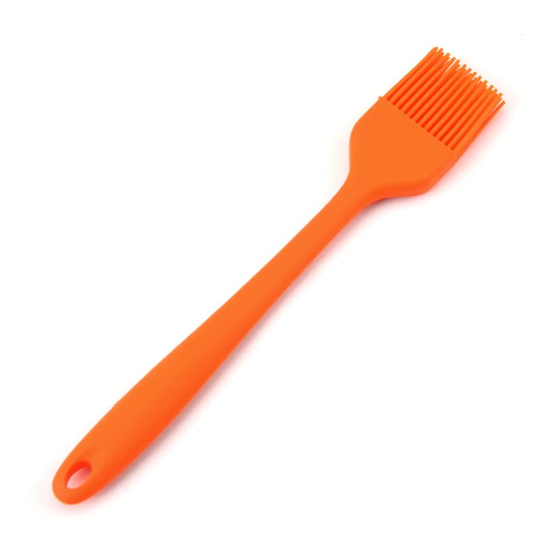 Mobfest Large Silicone Food Grade Heat Resistant Bpa Free Kitchen Oil Pastry Brush | NonStick Basting Brush 10.5 Inch | Pack Of