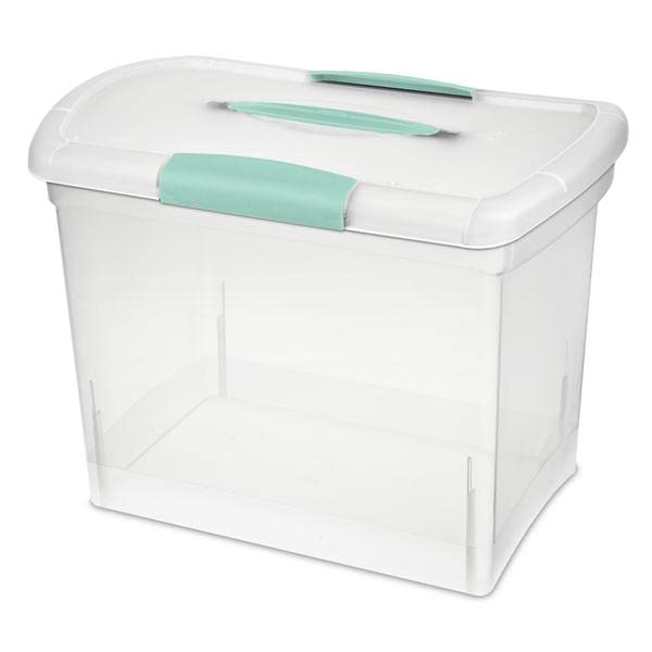 Sterilite Nesting Showoffs 11.5 In. H X 9.75 In. W X 15.25 In. D Stackable Storage Box