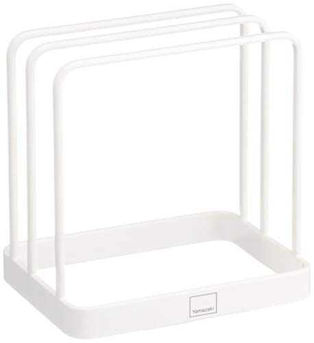 Yamazaki Home Plate Cutting Board Stand - Kitchen Storage Rack Holder Organizer