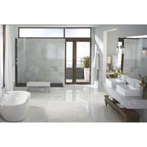 Moen Yg0412Bn Bathroom Safety 12-Inch Stainless Steel Modern Bathroom Grab Bar, Brushed Nickel