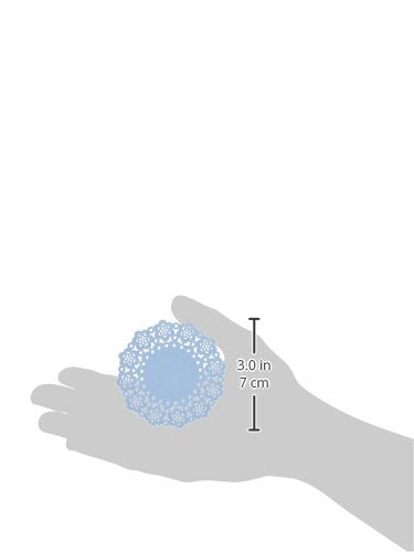 Doodlebug Mini Doilies (75 Pack), Blue Jean