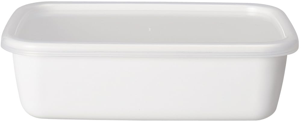Noda Horo Noda Enamel Rectangle Deep L White Series Wrf-L By