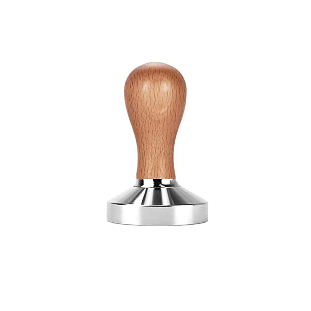 51Mm Espresso Tamper, Coffee Tamper, 51Mm Tamper With Wooden Handle, Espresso Accessories For Barista, Cafe, Coffee Grounds