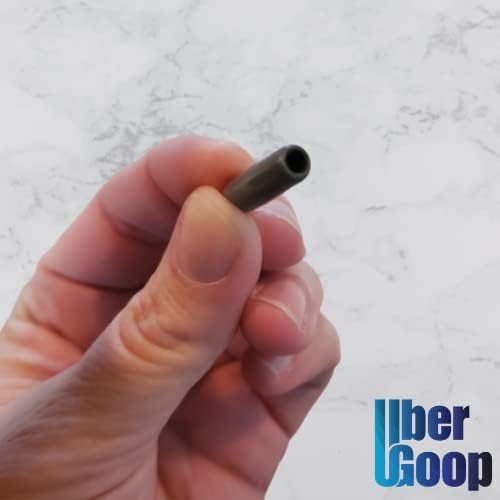 Uber Goop Dishwasher Rack Coating Glue, Dark Gray, Model dg25halfoz, Includes 25 Caps