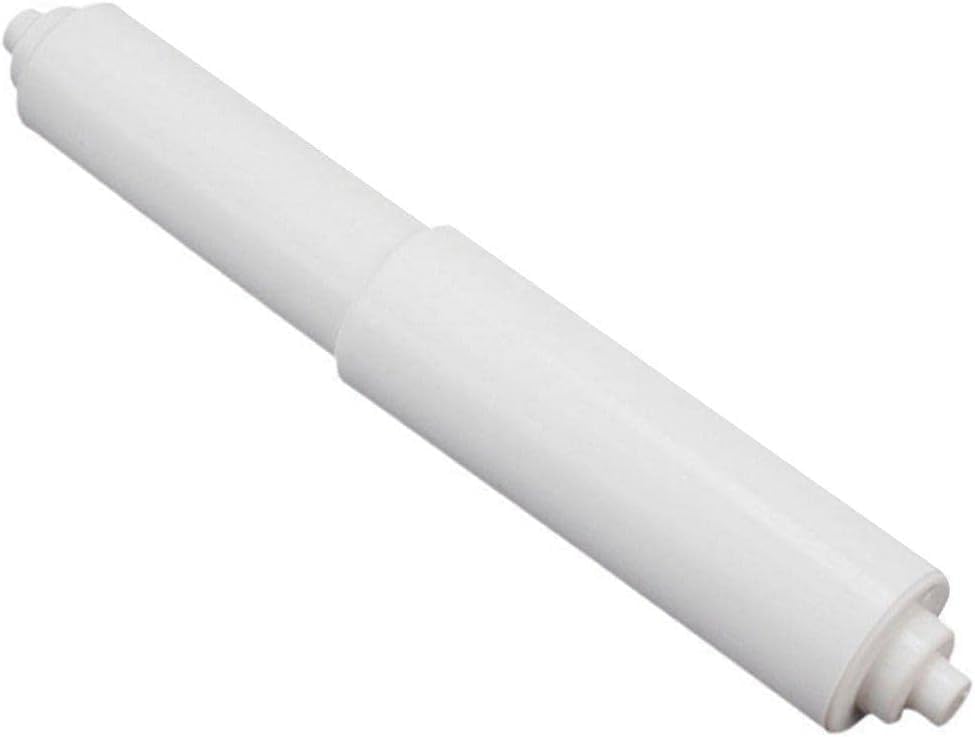 1Pc White Stretch Toilet Roll Paper Shaft Flexible Plastic Insert Bathroom Accessories Holder Paper Roller Spring For Home Toile