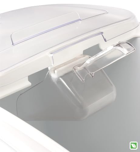 Rubbermaid Commercial Products Bouncer Ice Scoop, 32 Ounce, Clear, For Ingredient Bins Or Freezer, Small Plastic