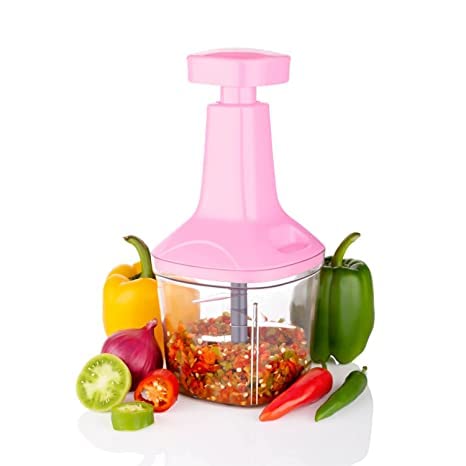 Jay Bhagwati Tools & Machinery Food Chopper, Steel Large Manual HandPress Vegetable Chopper Mixer Cutter To Cut Onion, Salad, T
