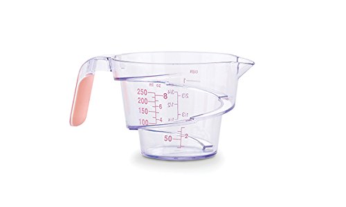 Bakelicious Swirl Plastic Measuring Cup  1  Pink