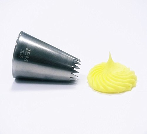 Jem Enterprises Medium Fine Star Savoy Piping Nozzle Decorating Tip #2Es