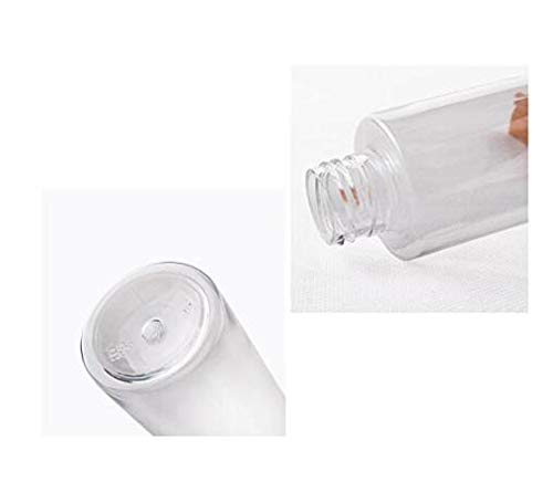 5 Oz Clear Plastic Empty Bottles Travel Bottle Container With Flip Cap Bpa -Free Sample Tube Jars For Cosmetic Bath Shower Gel L