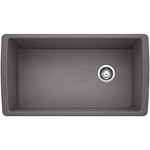 Blanco Diamond Silgranit Super Single Bowl Undermount - Cinder