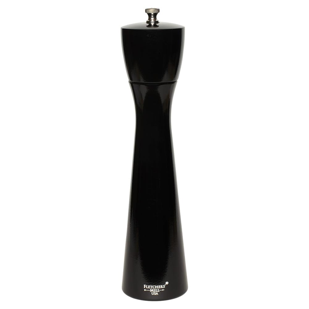 Fletchers' Mill Tronco Pepper Mill, 10-Inch, Black