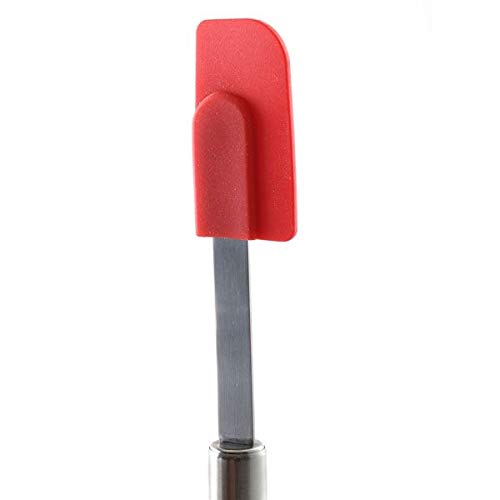 Norpro 3 Piece Silicone/Stainless Steel Kitchen Spatula Set - Red, Large