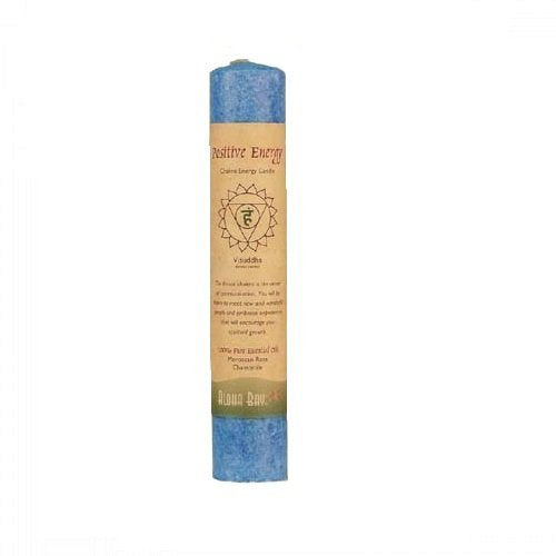 Aloha Bay Chakra Pillar Cndl Blue 8 In
