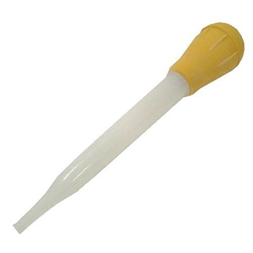 HECUK Heat Resistant Baster with Rubber Bulb (10.5 inch Baster) (7 1/2 Tube with Measurement) Model # BSTR - 105