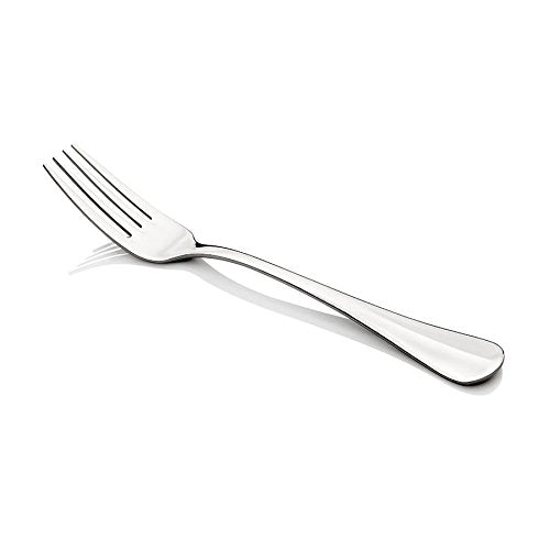Horntide 6-Piece Dinner Forks Set 4 Tines Table Fork Flatware Stainless Steel Mirror Polishing 7-Inch 18Cm