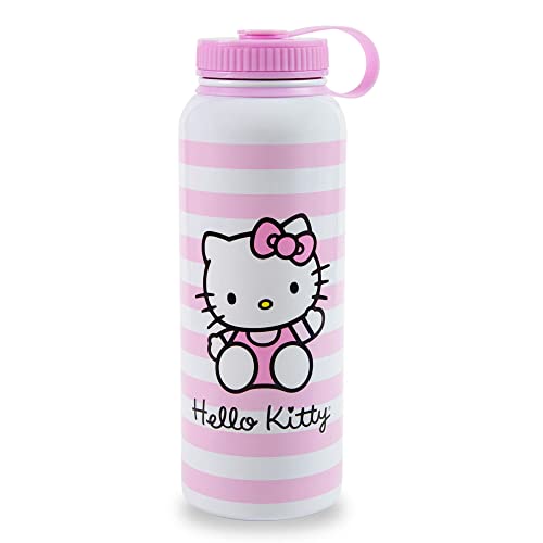 Sanrio Hello Kitty Pink Stainless Steel Water Bottle  Holds 42 Ounces