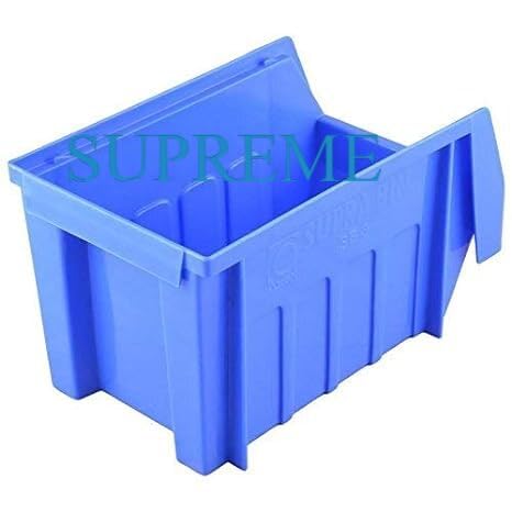 Supreme Sb1 Blue Supra Bin Small Storage Box Size (L)125 X (W)100 X (H)60 Mm Pack Of 1
