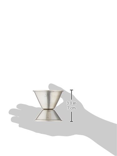 Winco Fba_J-1 Jiggers, .5 Oz X 1 Oz, Stainless Steel
