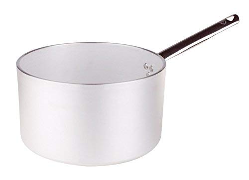 Pentole Agnelli Aluminium Professional Radiant Cylindrical Saucepan, Diameter 24 Cm.