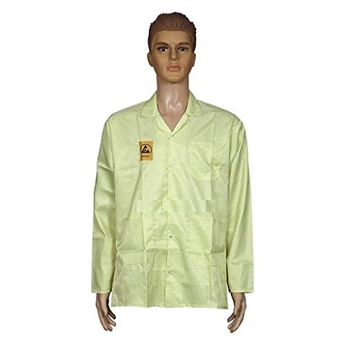 Esd Safe Anti Static Apron Pack Of 1 Pcs (Xl, Yellow)