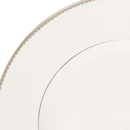 Kate Spade New York Sugar Pointe Dinner Plate, 1.15 Lb, White