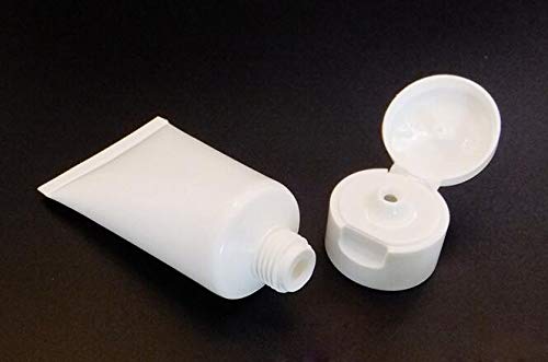 Quupy 24Pcs 20Ml/0.68Oz Empty Refillable Cosmetic Squeeze Tube Bottle Containers Jars Pot With Flip Cap For Makeup Shampoo Facia