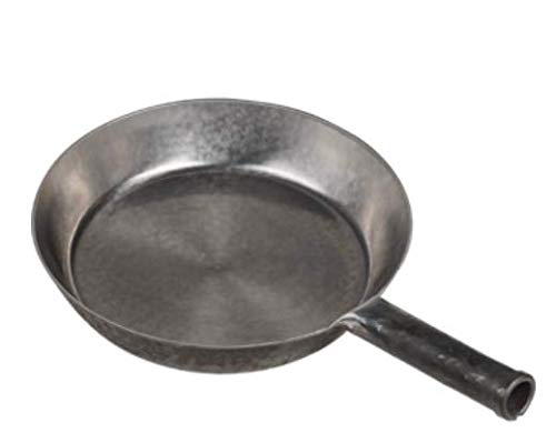 Zhensanhuan Handhammered Toxin Free Teflon Free Non Sticky Saut   Pans Fry Iron Pans Omelete Pans (Seasoned 28Cm/11'' Iron Handl