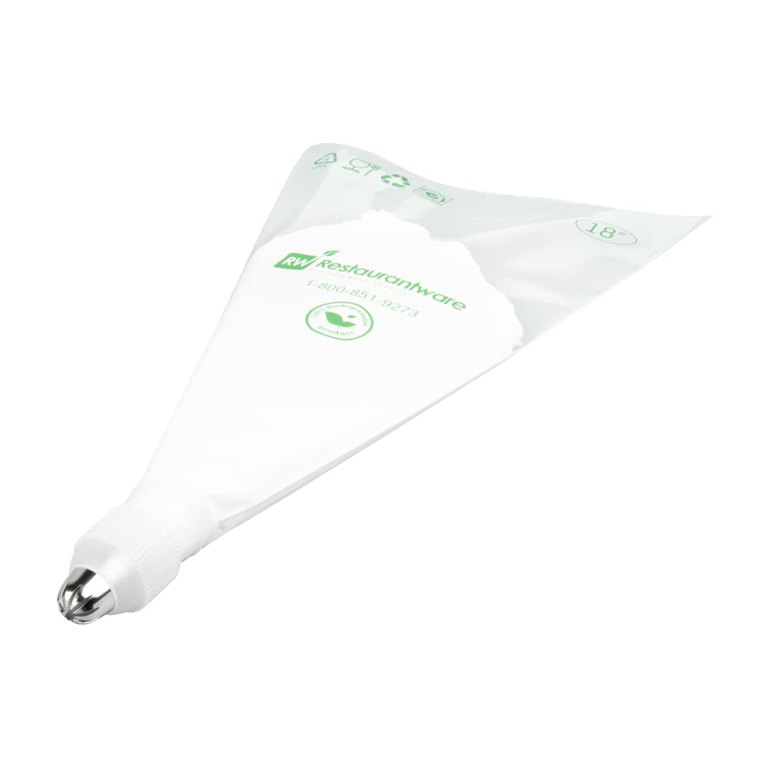 Restaurantware Pastry Tek Piping Tip 1 Reusable Drop Flower Icing Tip - #1G Dent-Resistant Stainless Steel Pastry Tip Dishwasher