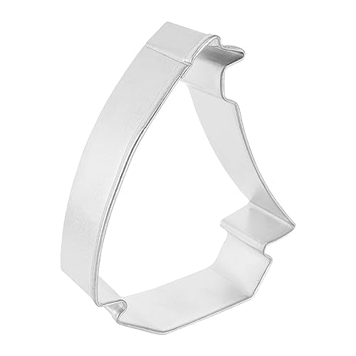 R&M Sailboat 3.5'' Cookie Cutter In Durable, Economical, Tinplated Steel