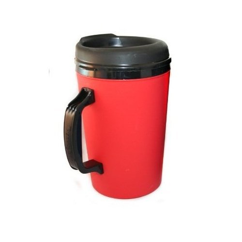 34 Oz Thermoserv Foam Insulated Coffee Mug- Red