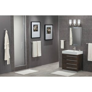 Moen YB0418BN Align 18 in. Modern Single -Towel Bar  Brushed Nickel