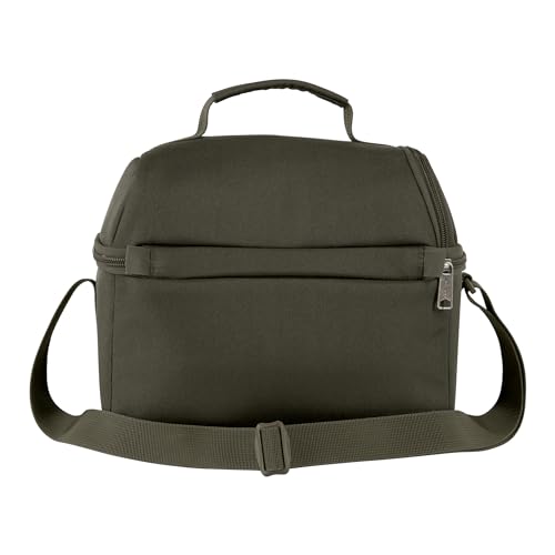 Carhartt Insulated 12 Can Two Compartment Lunch Cooler, Durable Fully-Insulated Lunch Box, Dual Compartment (Tarmac)