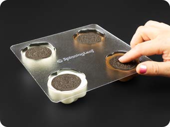 Spinningleaf Rose Sandwich Cookie Chocolate Candy Molds