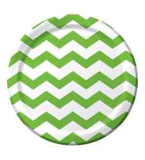 Plt9 12/8Ct Chevron Fresh Lime