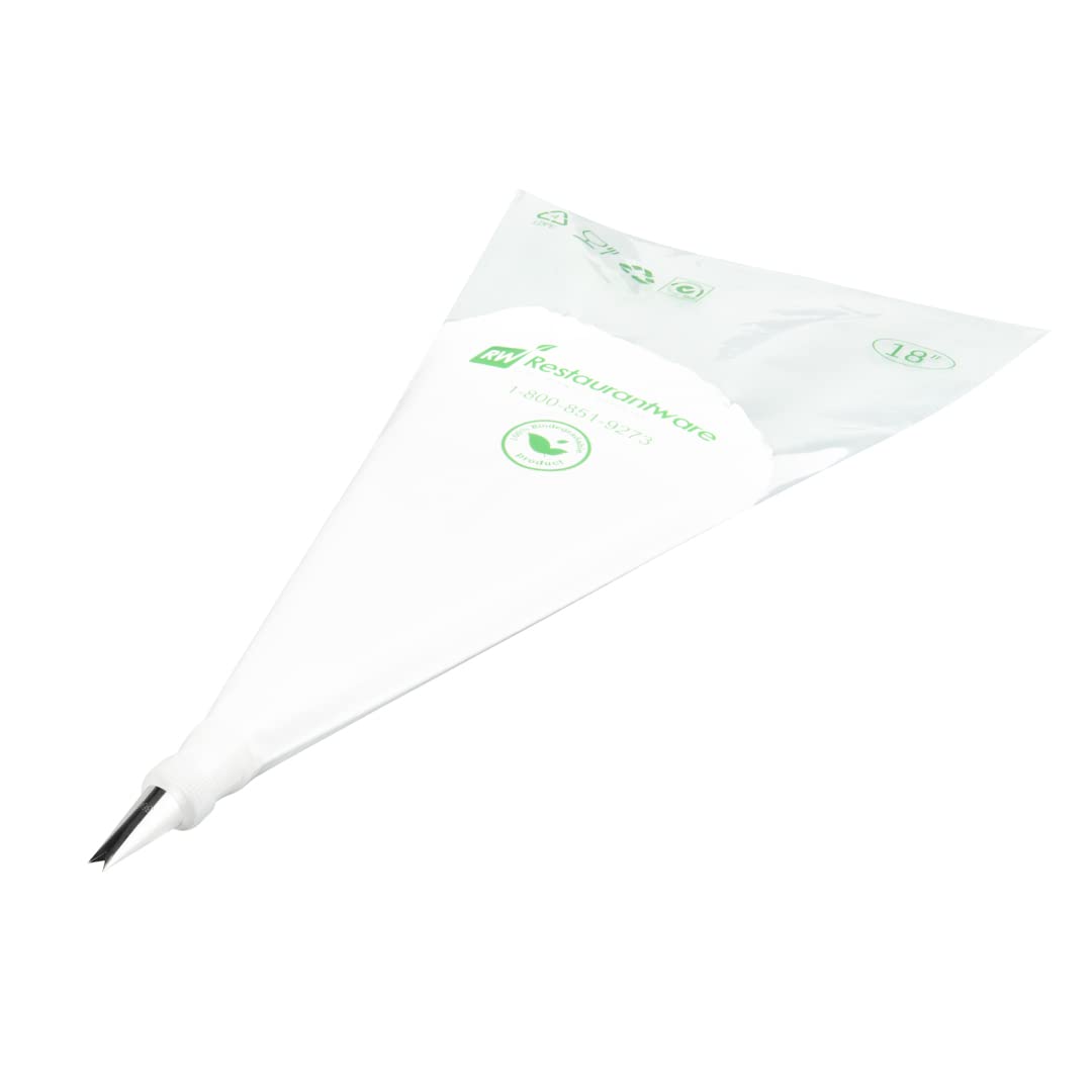 Restaurantware Pastry Tek Leaf Icing Tip 1 Reusable Piping Tip - #366 Dent-Resistant Stainless Steel Decorating Cake Tip Dishwas