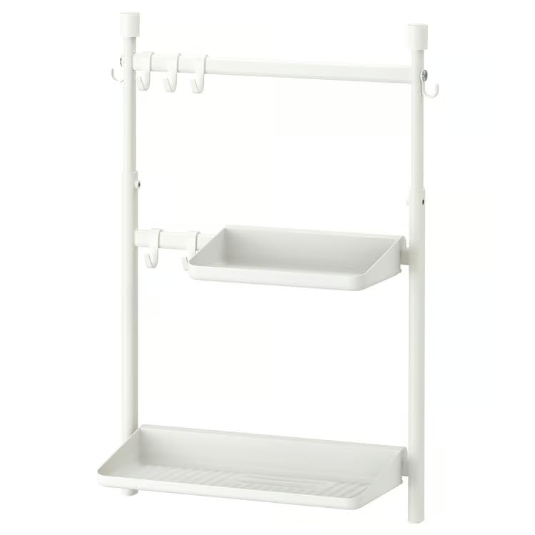 Stork The Sunnersta Series, Adjustable Rack, Rail Or Mini Kitchen (Kitchen Organiser Set, No Drill/Shelf/Dish Drnr/Hook)