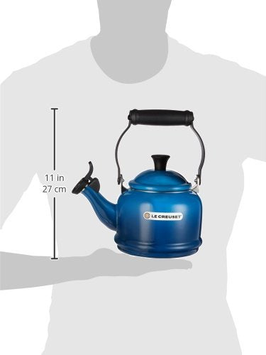Le Creuset Enamel On Steel Demi Tea Kettle, 1.25 Qt., Marseille