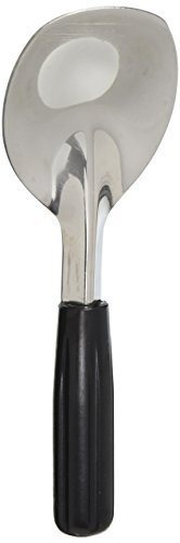 Great Credentials Ice Cream Spade Scoop with Non-Bend Black Handle - Heavy Duty Stainless Steel Perfect for Scooping and Serving