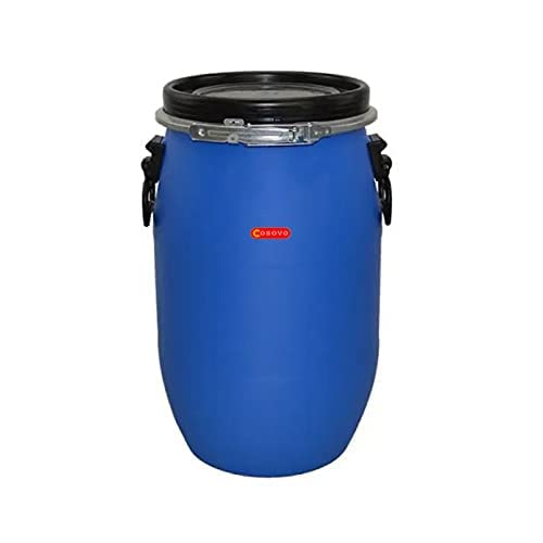 Cosovo Unbreakable Plastic Water Storage Drum | 100 Liters | Storage Container | Blue Drum For Multipurpose Storage (Drum 100Ltr