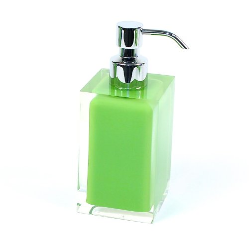 Gedy Ra81-04 Rainbow Soap Dispenser, 0.9'' L X 2.76'' W, Green