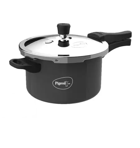 Pigeon Hard Anodised Pressure Cooker Titan With Induction Bottom,2.5 Litre