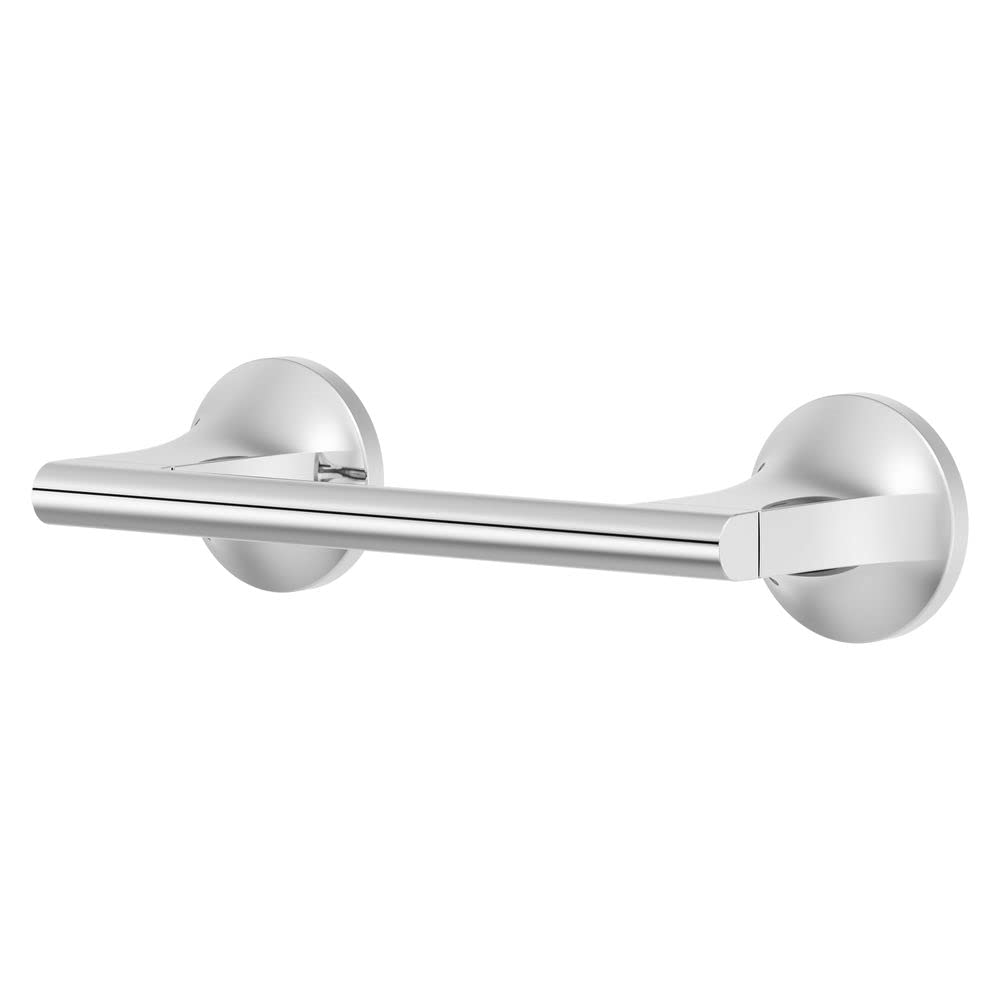 Pfister Pfirst Modern Toilet Paper Holder, Bathroom Tissue Holder, Wall-Mounted, Screw-In, Polished Chrome Finish, Bphpfm0C
