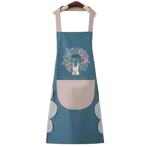 Enahole Kitchen Apron For Women With Big Front Pocket Handwiping Waterproof Apron For Kitchen Unique Design Kitchen Accessories