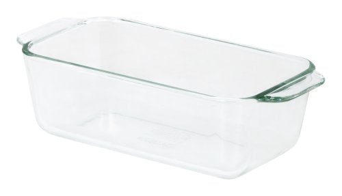 Pyrex 1-1/2-Quart Loaf Dish, 1 Pack, Clear