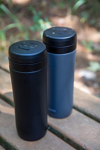 Espro P1 French Press Coffee Maker For Travel - Double Walled Stainless Steel Vacuum Insulated Coffee Maker And Tea Maker, Porta