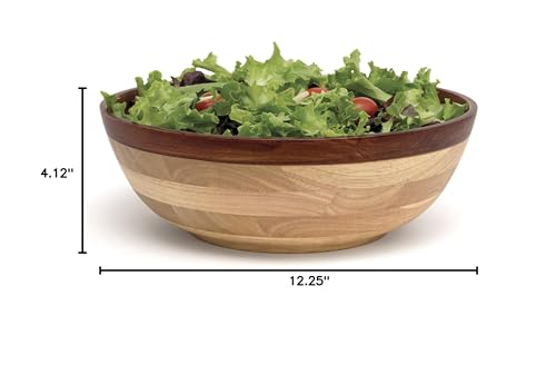 Lipper International Large 2-Tone Salad Bowl