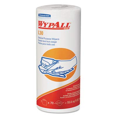 Kimberly-Clark 05843 Wypall L30 Wipe, Small Roll (Pack of 1680)